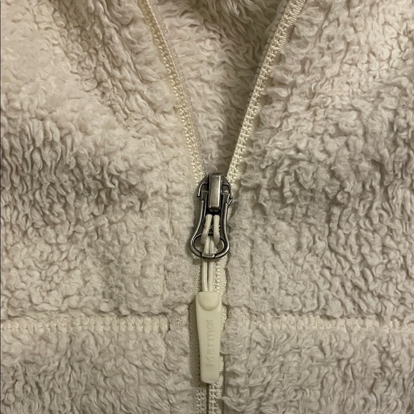 Marmot Cream Fleece Zip Up Sweatshirt Size S - Picture 4 of 14